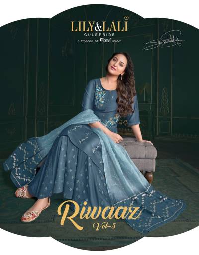 Riwaaz Vol 3 By Lily & Lali Designer Festive Wear Salwar Kameez Collection